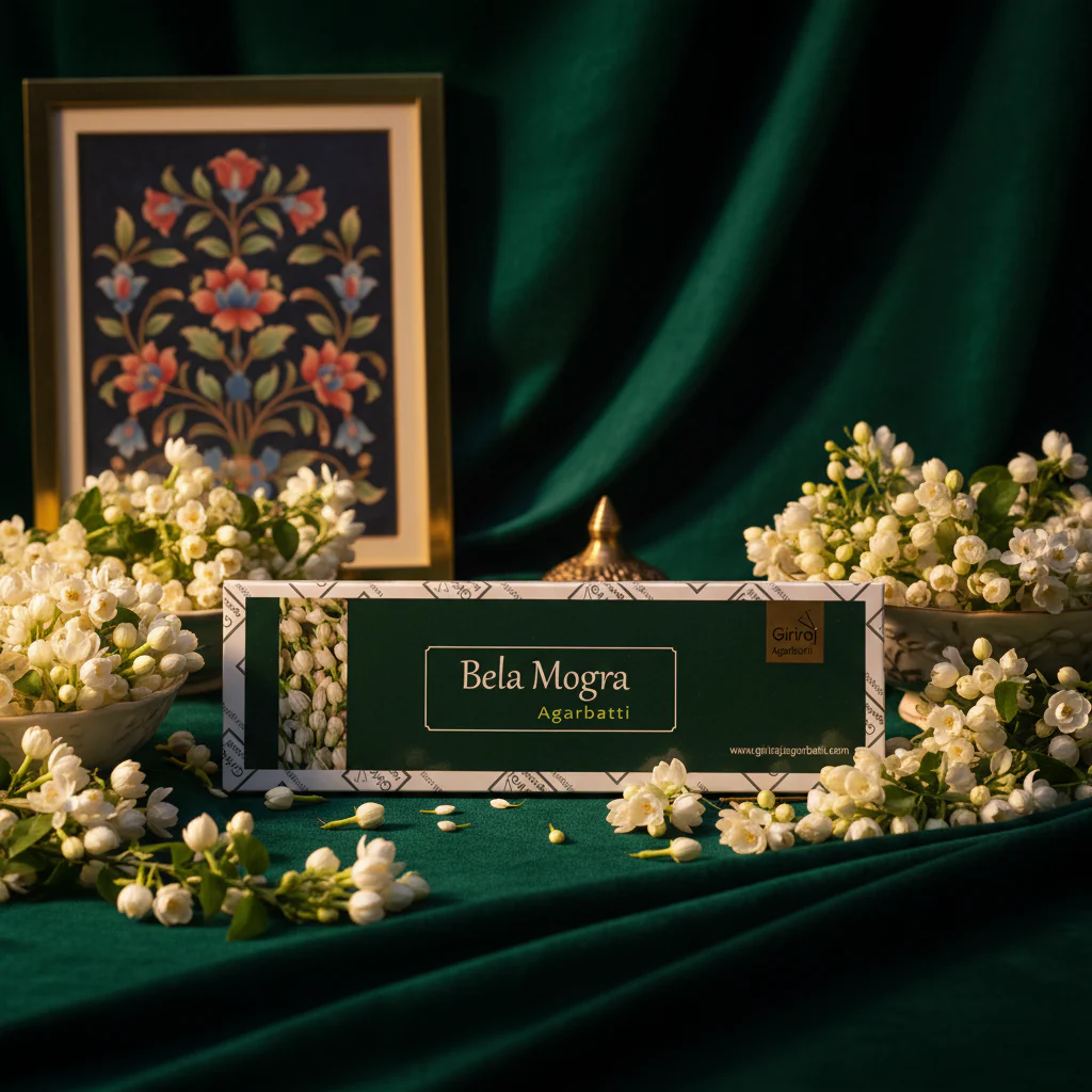 Bela Mogra Agarbatti - Premium Mogra Incense Sticks - Image 3