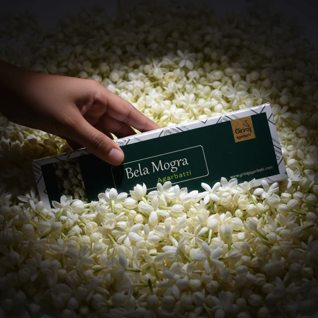 Bela Mogra Agarbatti - Premium Mogra Incense Sticks - Image 5