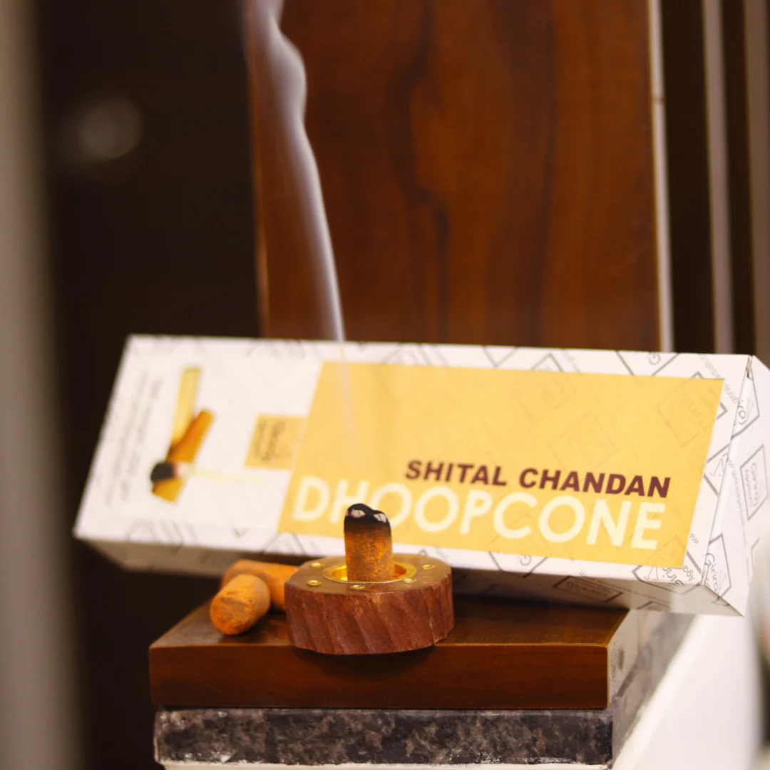 Premium Sheetal Chandan Dhoop Cone - Image 3