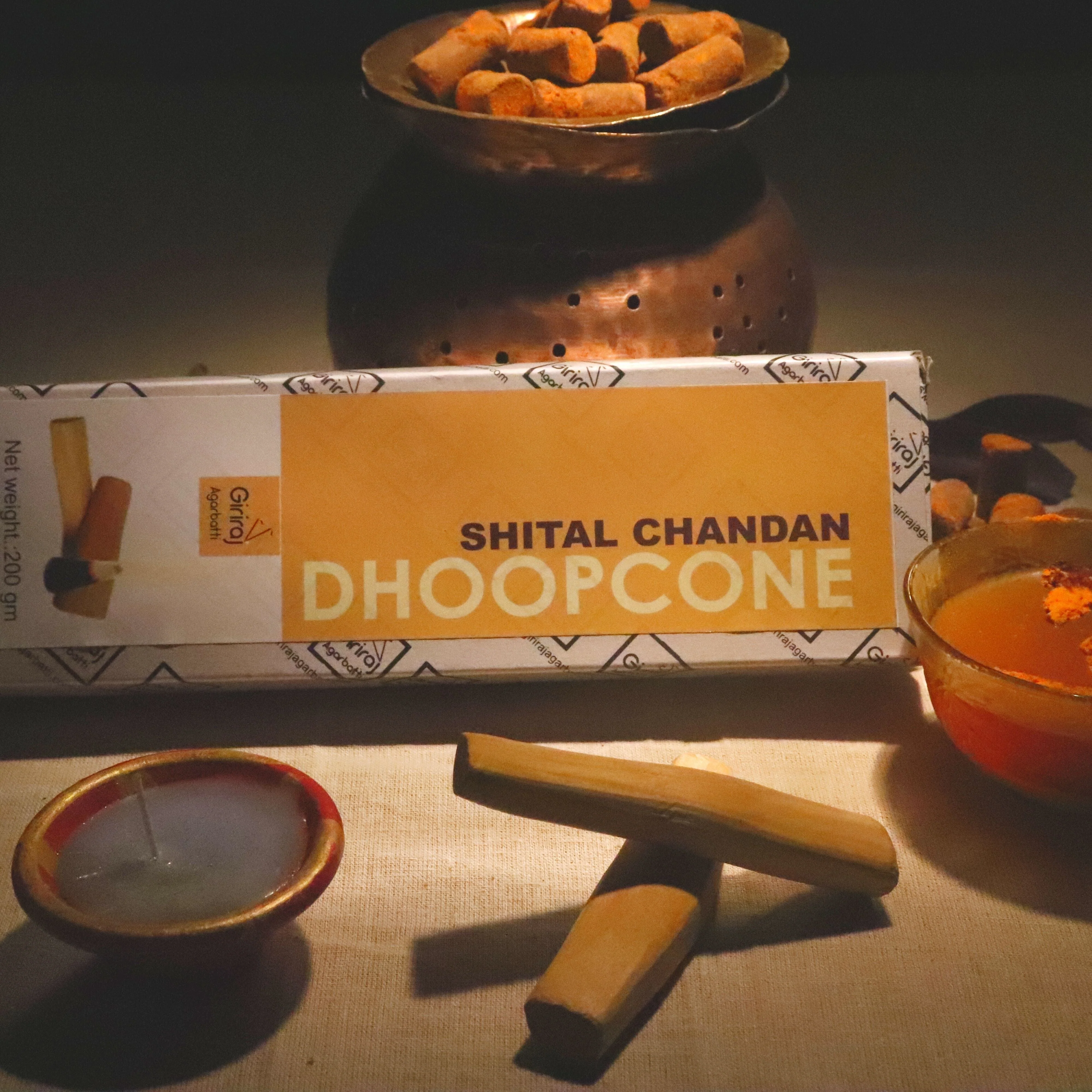 Premium Sheetal Chandan Dhoop Cone - Image 4
