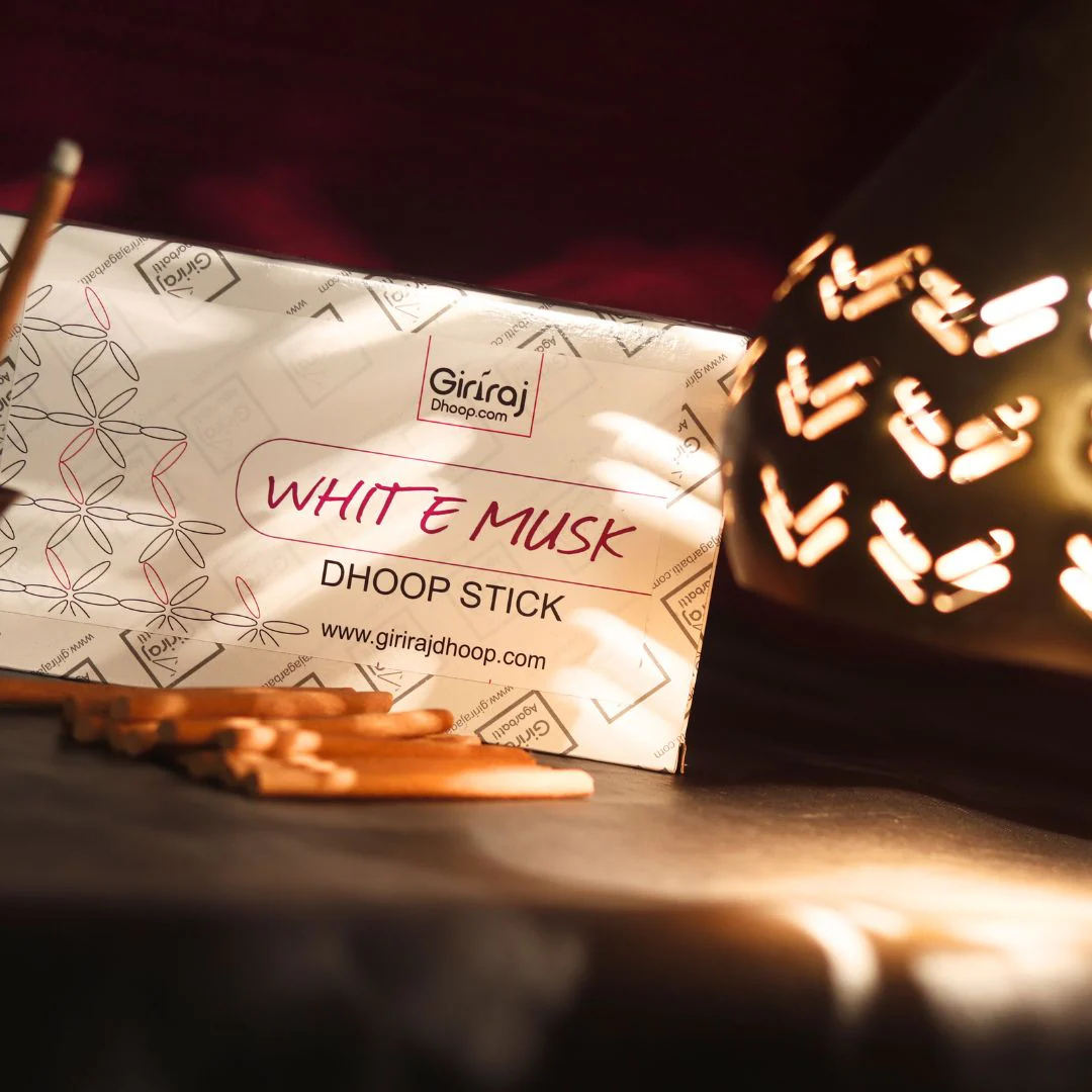 White Musk Dhoop Stick - Creamy And Sweet Fragrance - Image 3