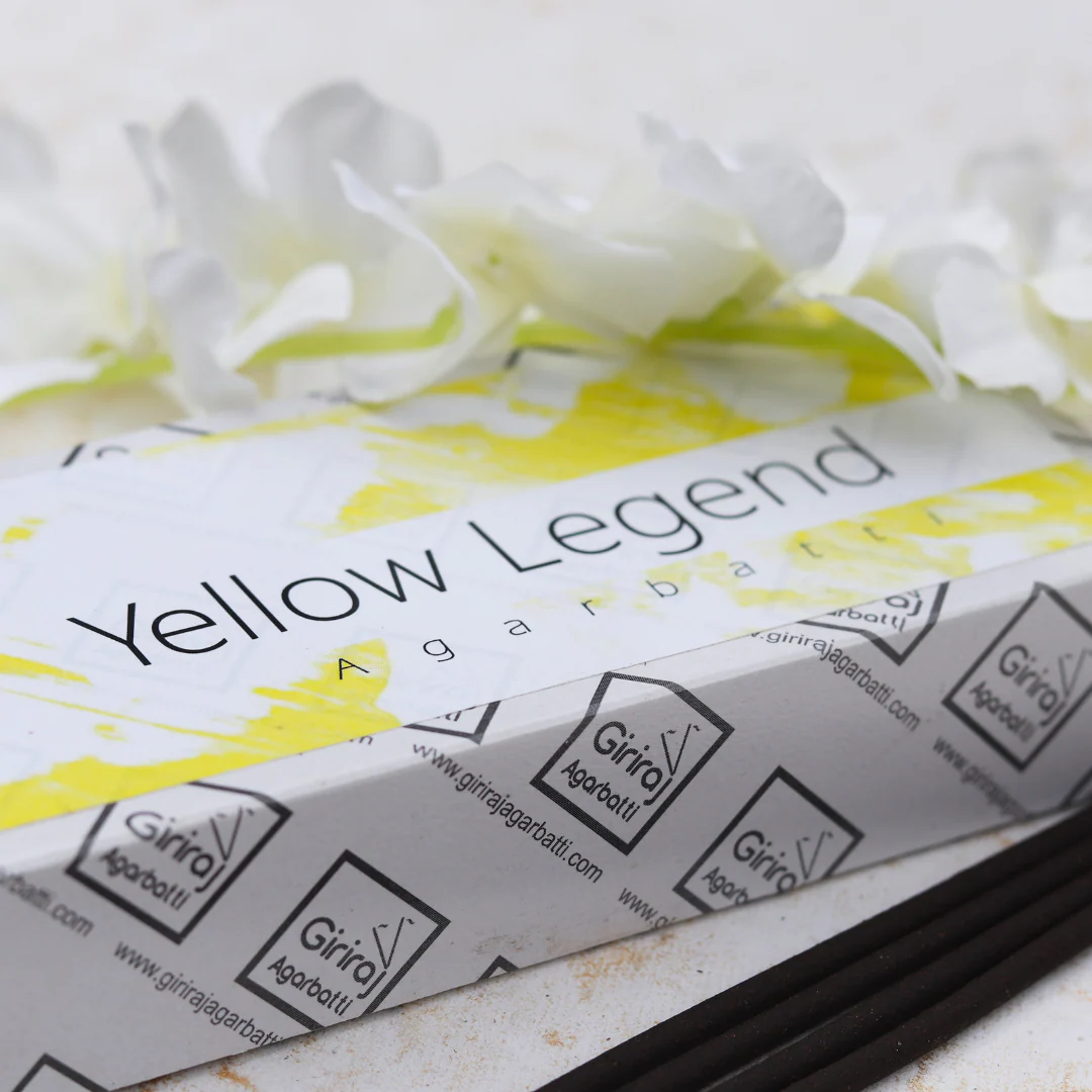 Yellow Legend Agarbatti - Legend Luxurious Fragrance - Image 3